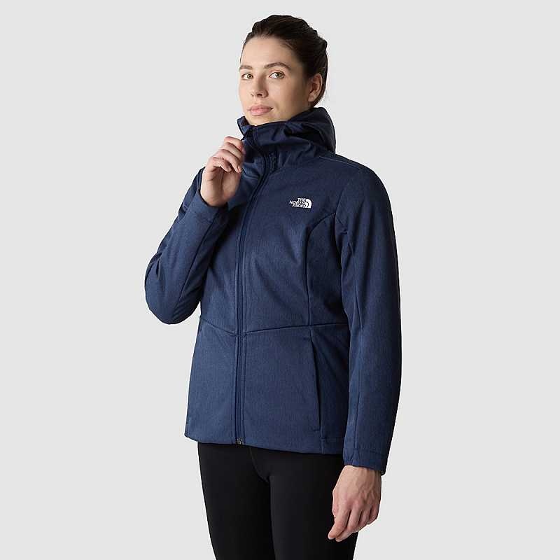 Wiatrówka The North Face Quest Highloft Softshell Damskie Granatowe | Polska-4726195